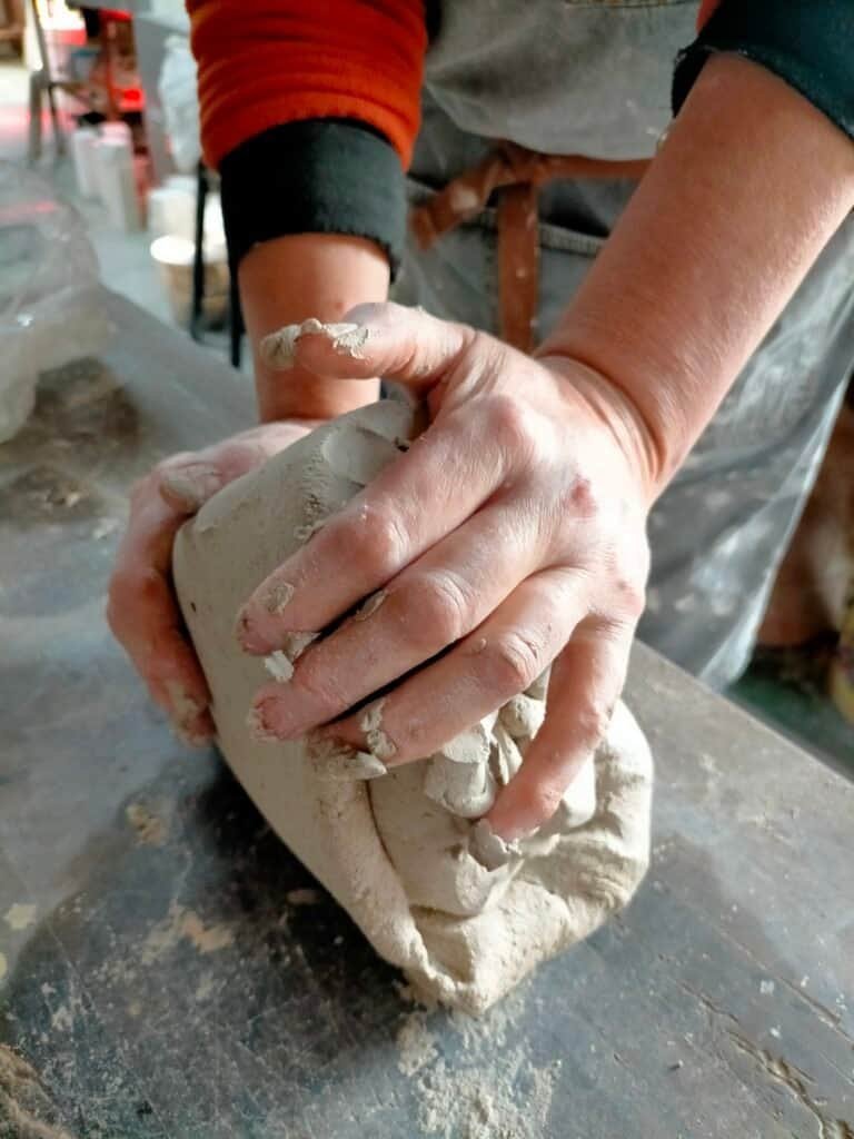 a slow day with clay