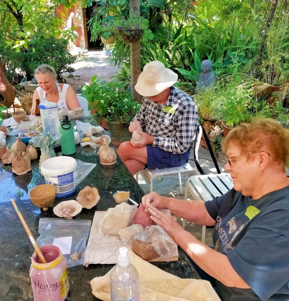 a slow day with clay