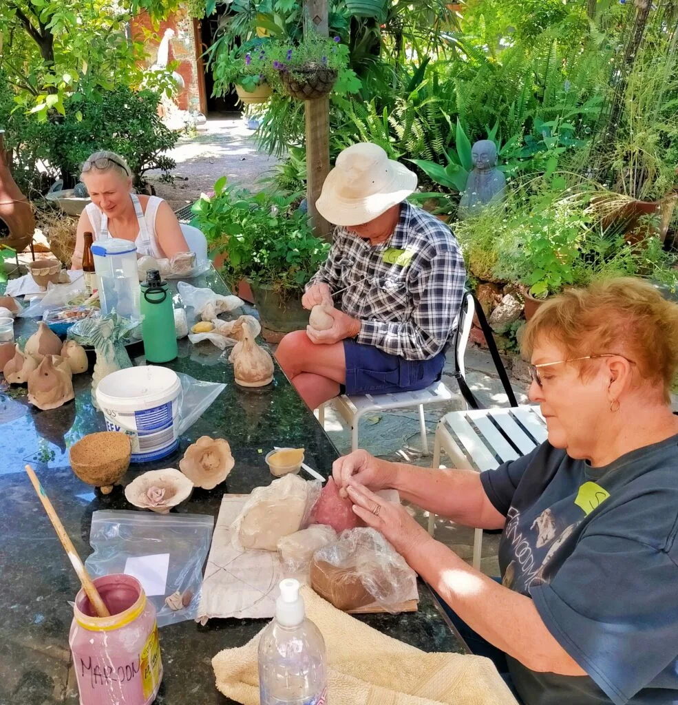 a slow day with clay